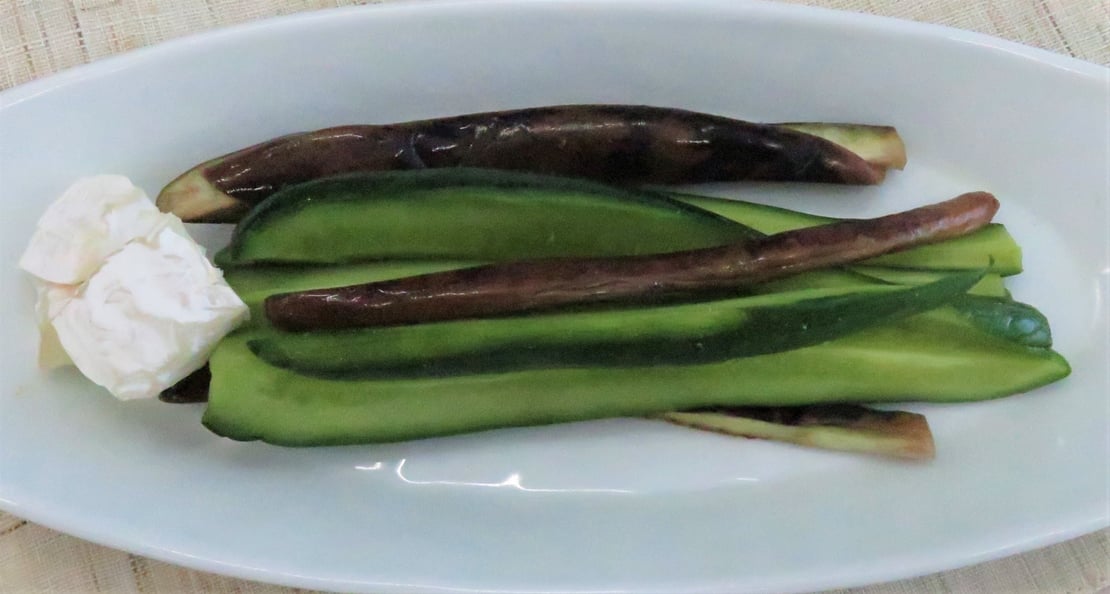 なすときゅうりの辛子漬け