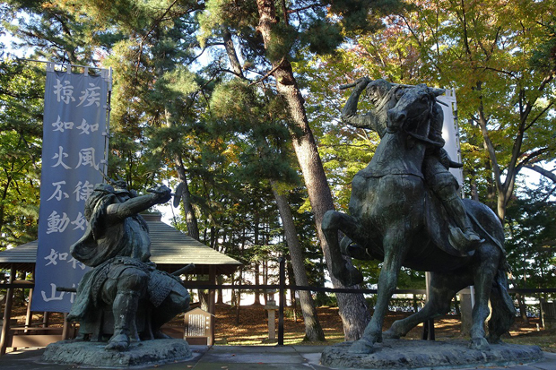 「川中島古戦場史跡公園」に立ち寄りました