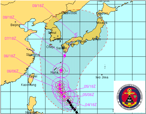 新・信州暦　日本列島は夏台風の季節へ