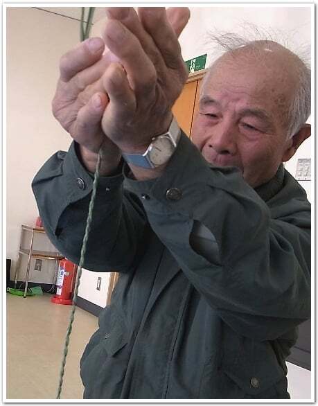 手作りのマコモのしめ縄で新年を迎えましょ