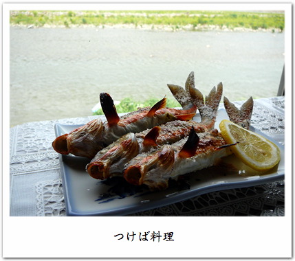 千曲川の初夏の風物詩、それはつけば料理
