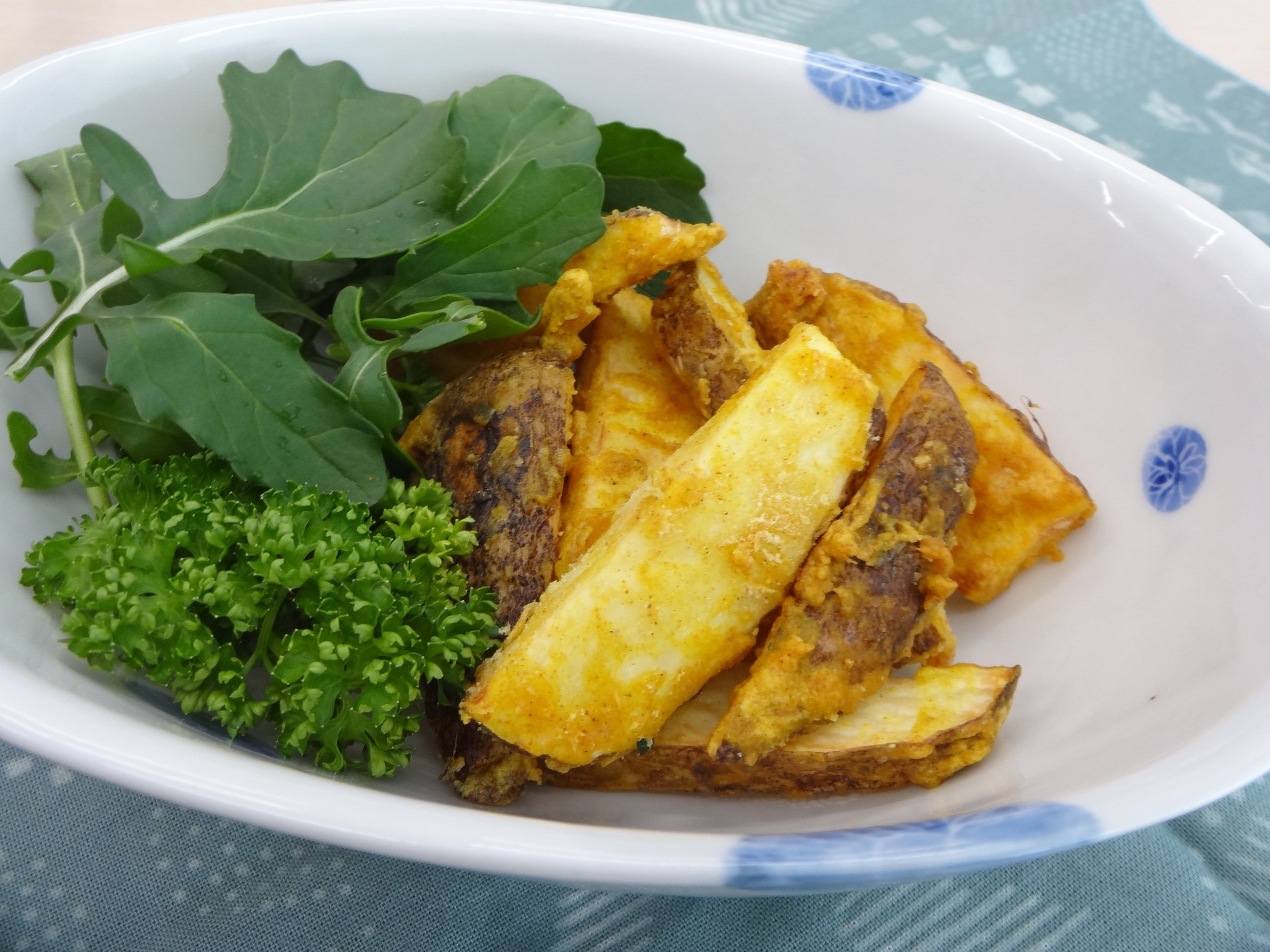 長芋のカレー揚げ