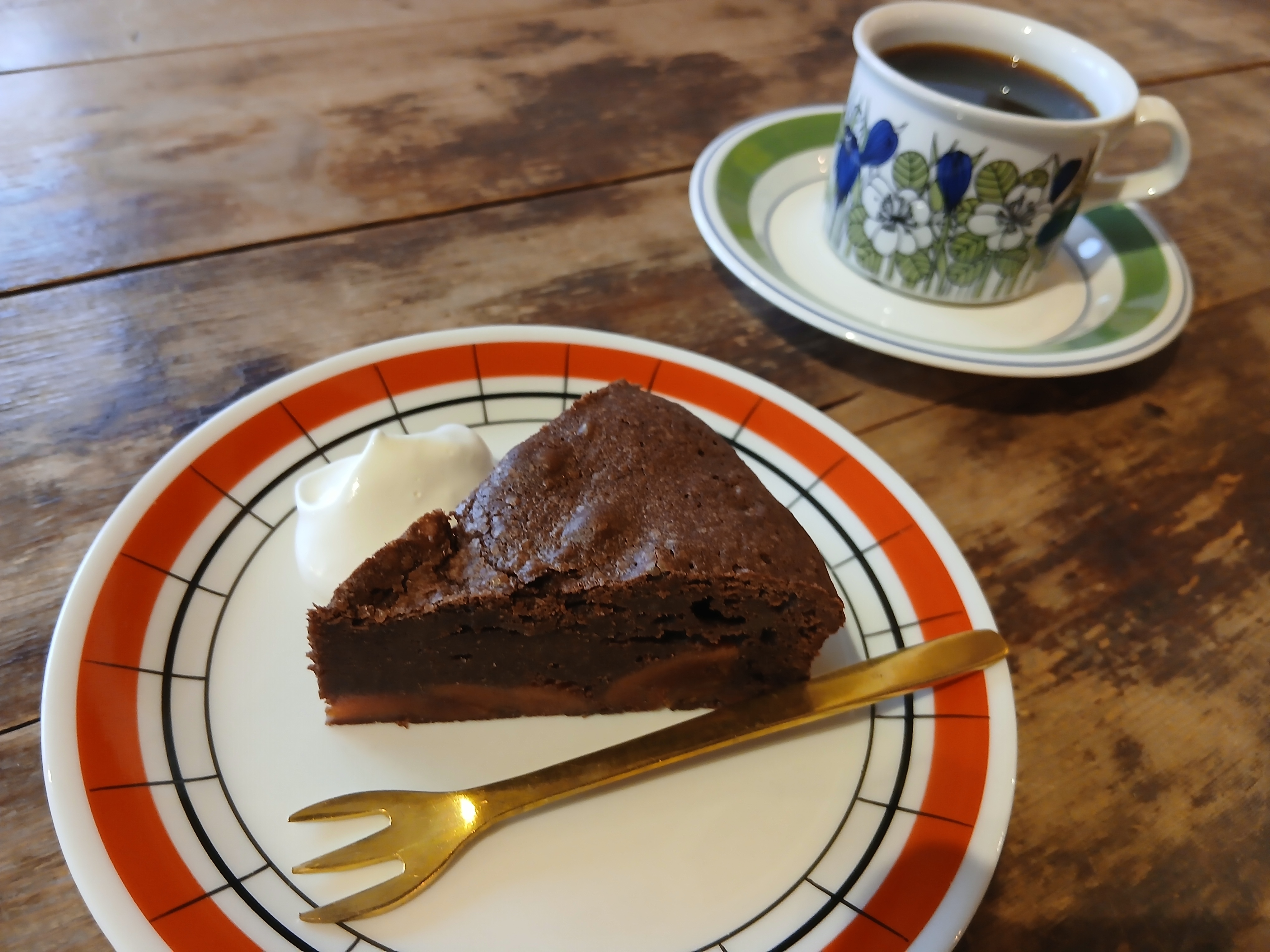 市田柿のガトーショコラ