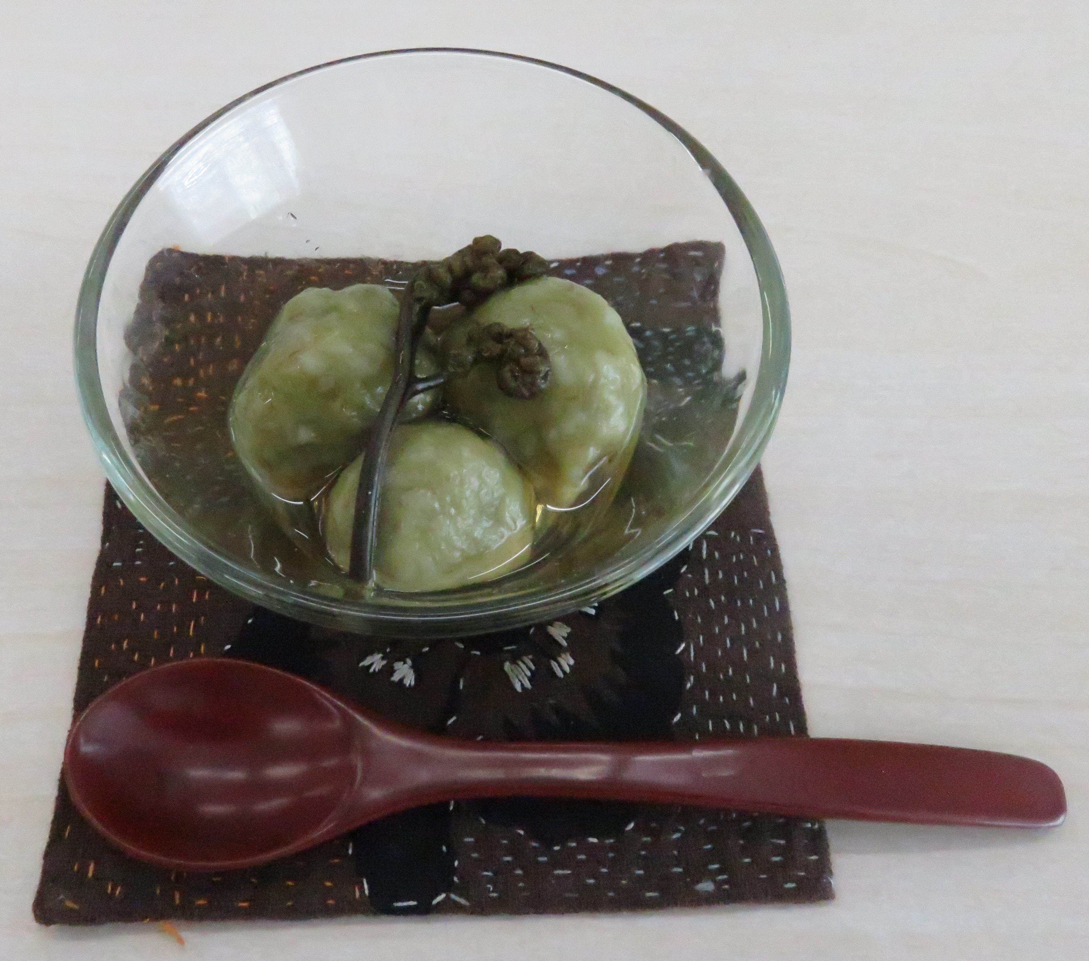 わらびの白玉団子